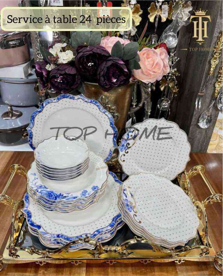 Service à Table 24 pièces en Porcelaine — vue 3