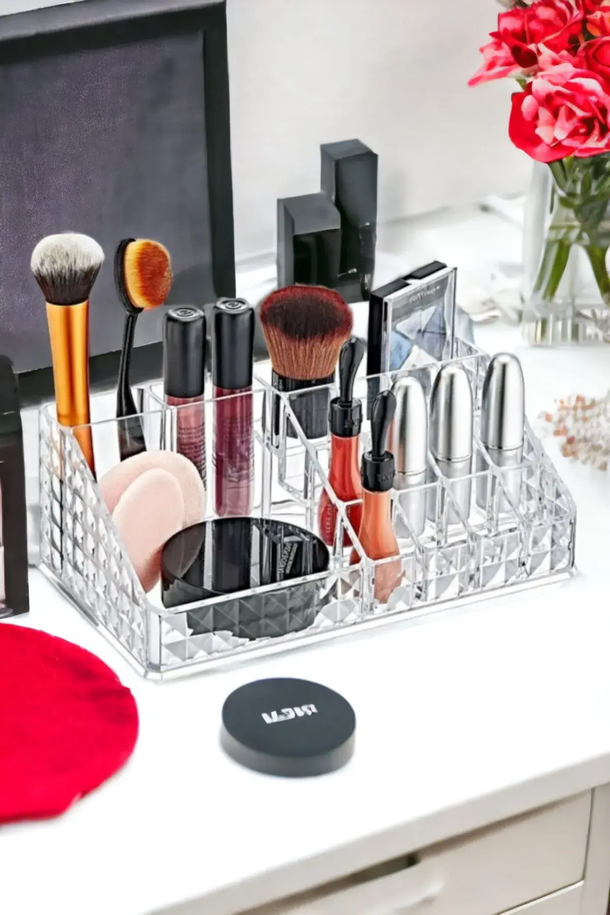 Organisateur de Maquillage À Motif Diamant — vue 3
