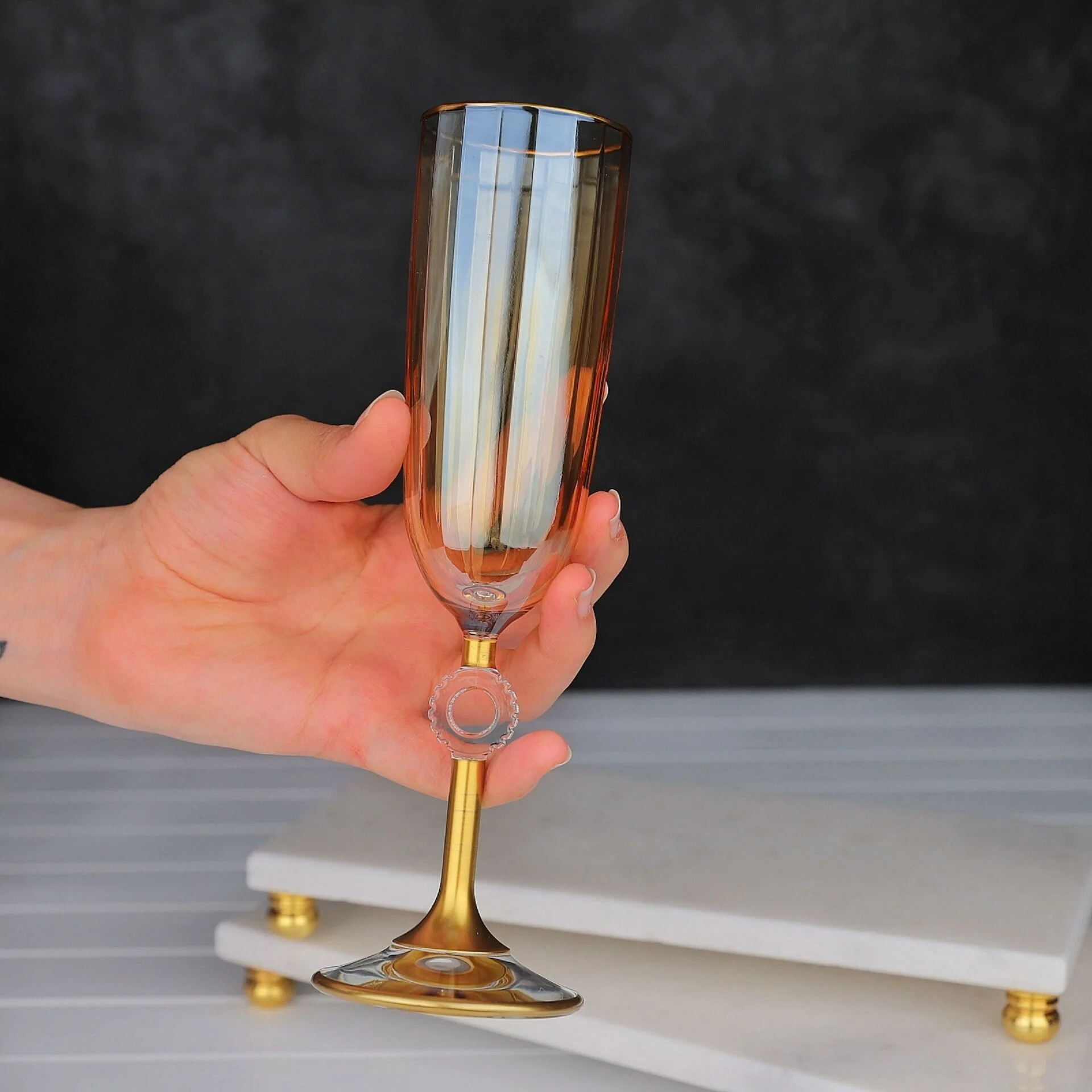 Pack de 6 Flûtes En Verre — vue 3