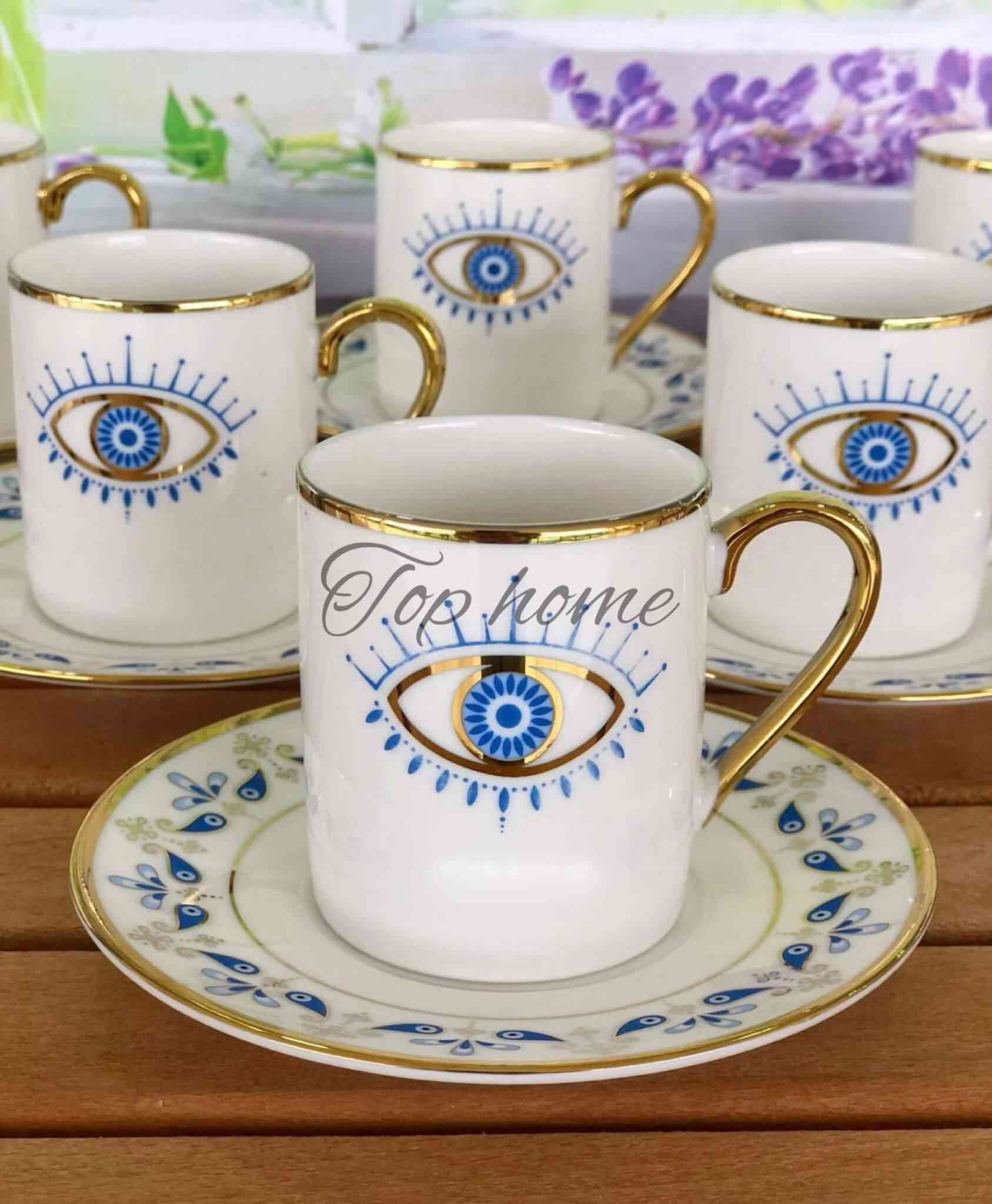 Service à café turque (œil) — vue 6