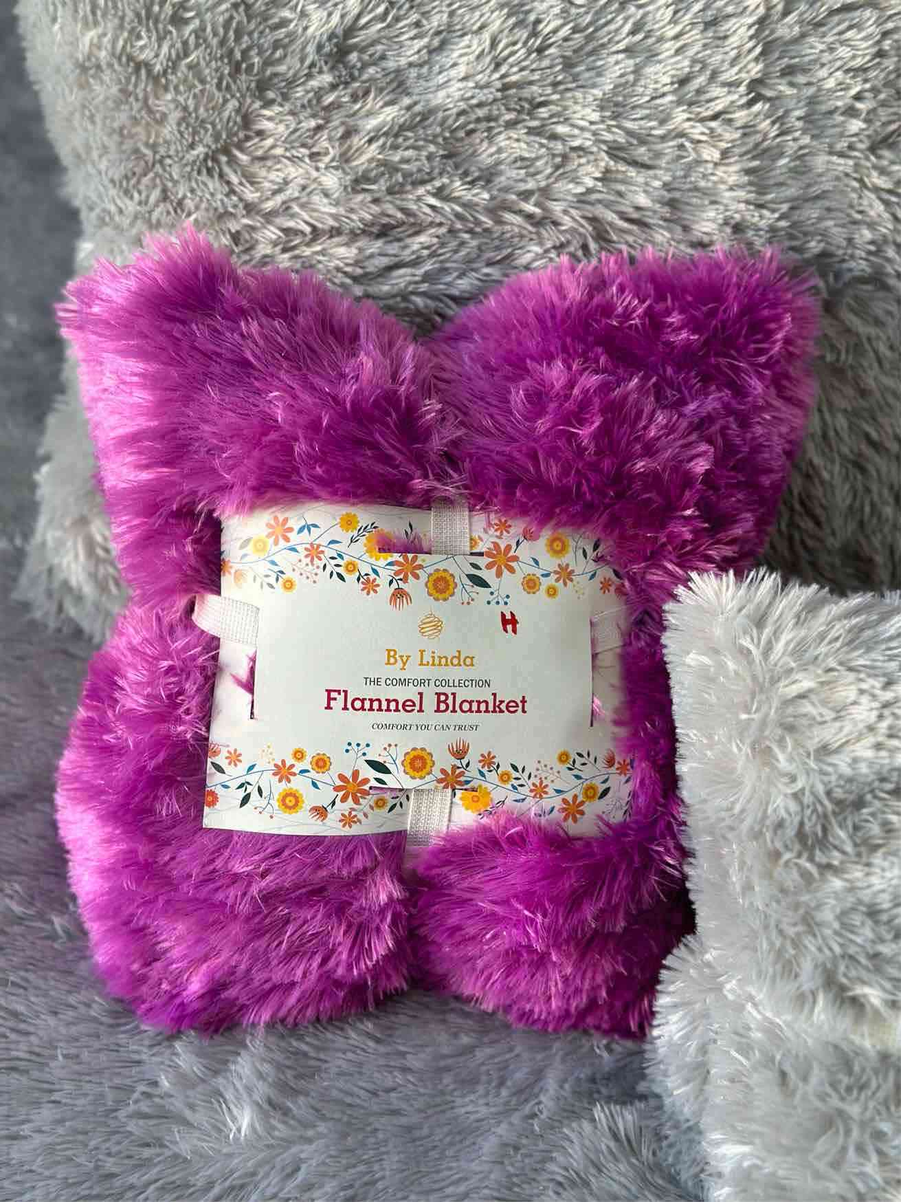 Drap-Housse 2 Places Caniche avec 2 Coussins - Rose fushia