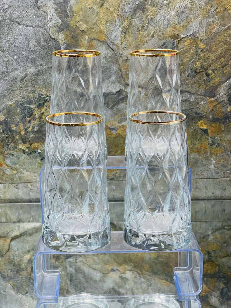 Lot De 4 Verres A Eau 345 Ml