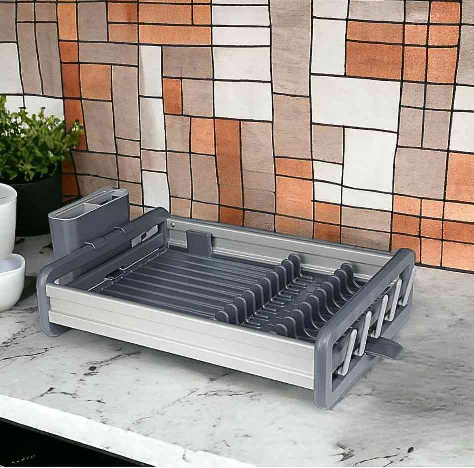 Égouttoir à Vaisselle Extensible Aluminium — vue 3