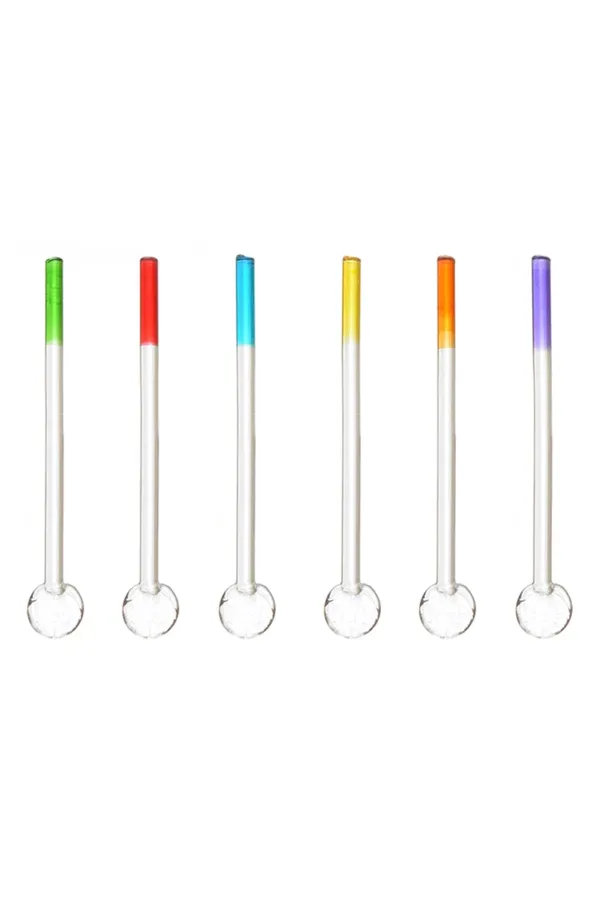 Lot de 6 Cuillères à thé créatives en verre — vue 3