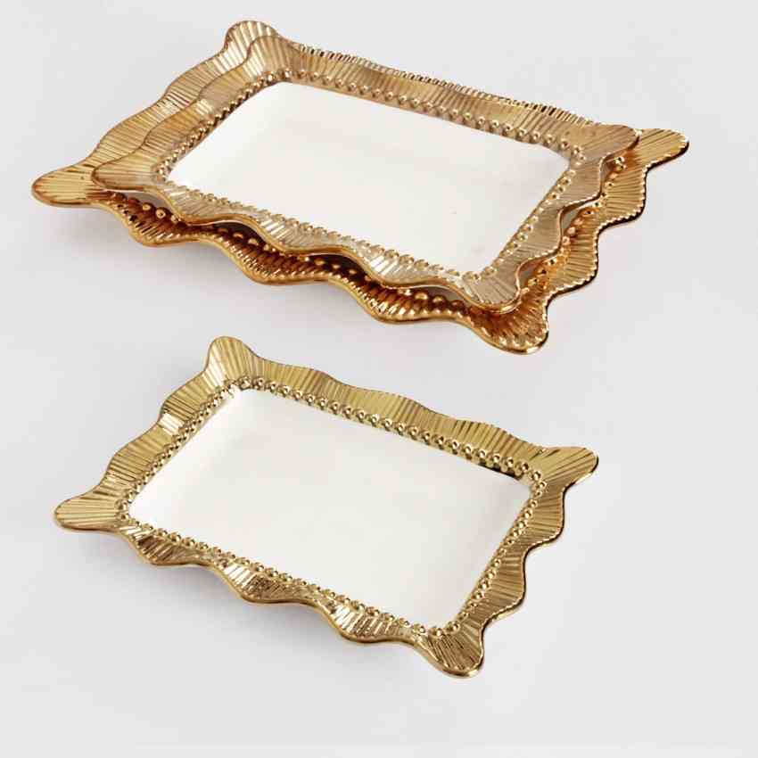 Lot de 3 Assiettes de Présentation