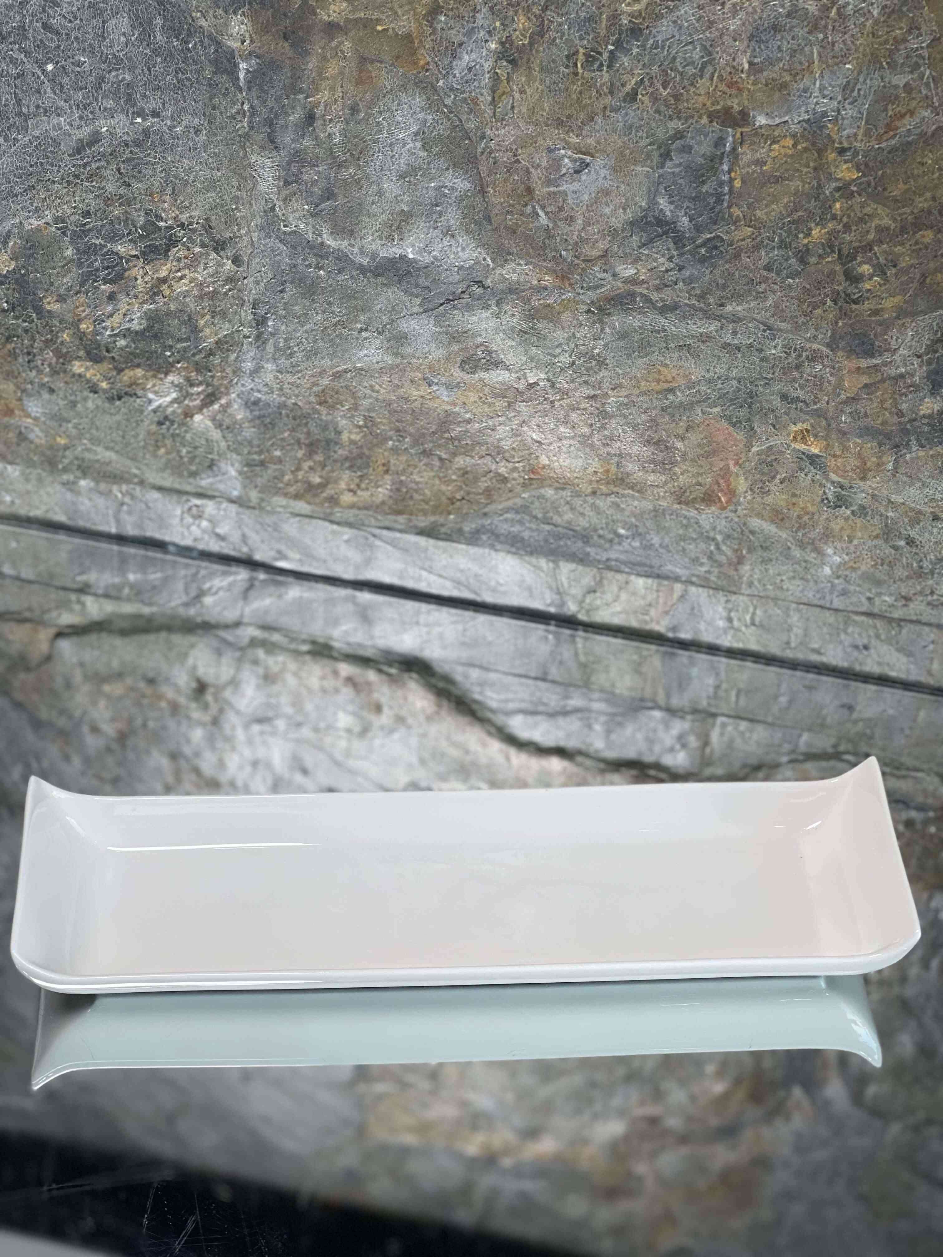  Plat Porcelaine Blanche 33*9cm 