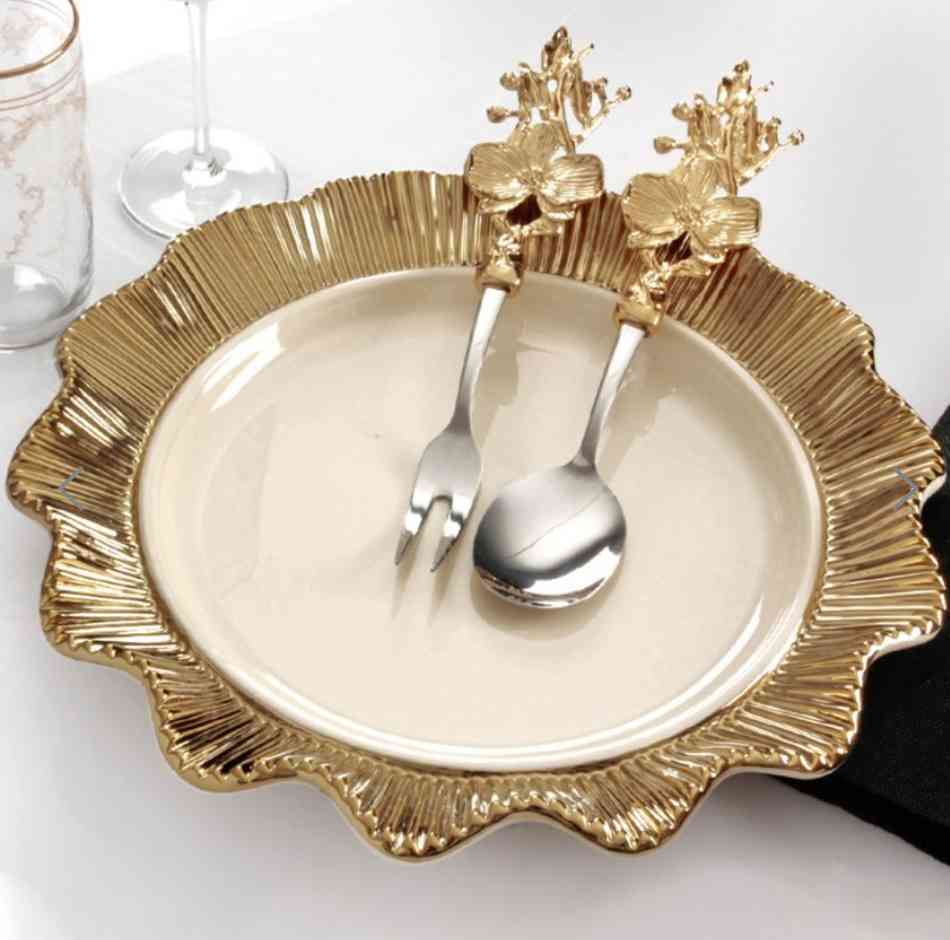 Plat de présentation En Porcelaine	