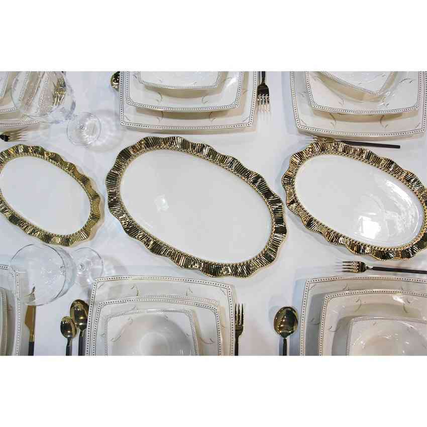 Lot de 3 Assiettes de Présentation 