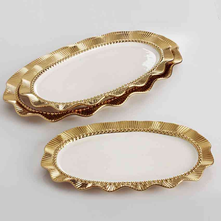 Lot de 3 Assiettes de Présentation 