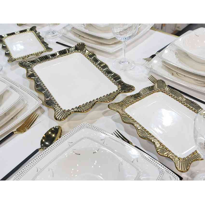 Lot de 3 Assiettes de Présentation	