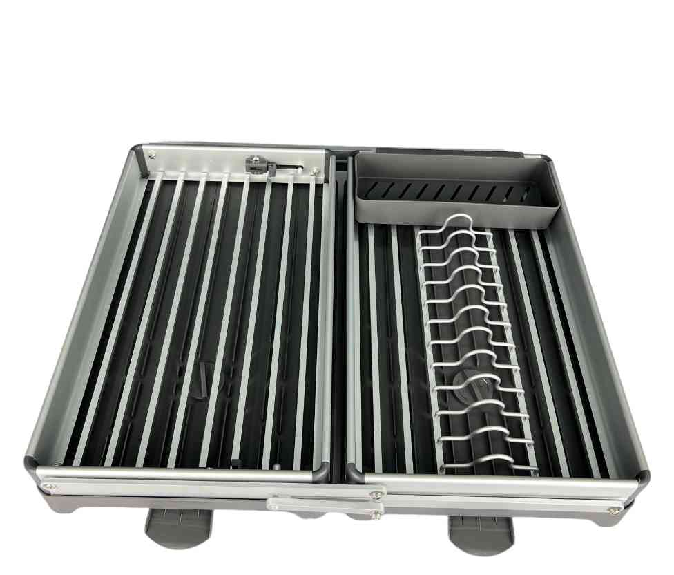 Égouttoir en aluminium  pliable à 2 niveaux