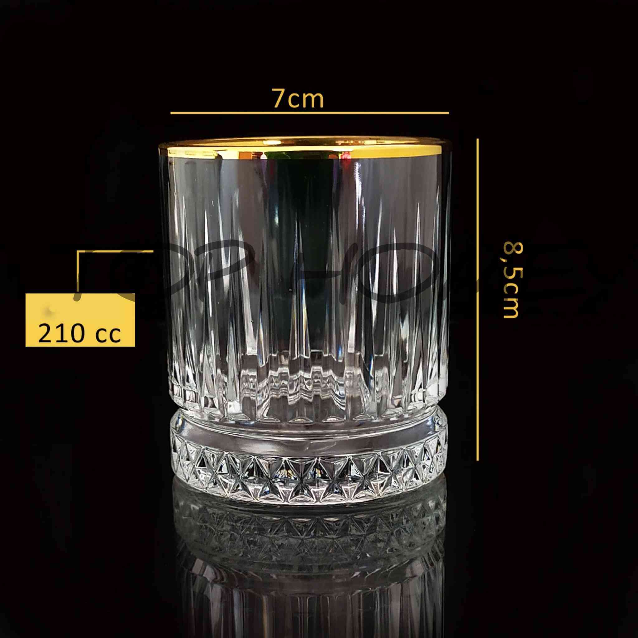 Lot de 4 verres ELYSIA 210CC