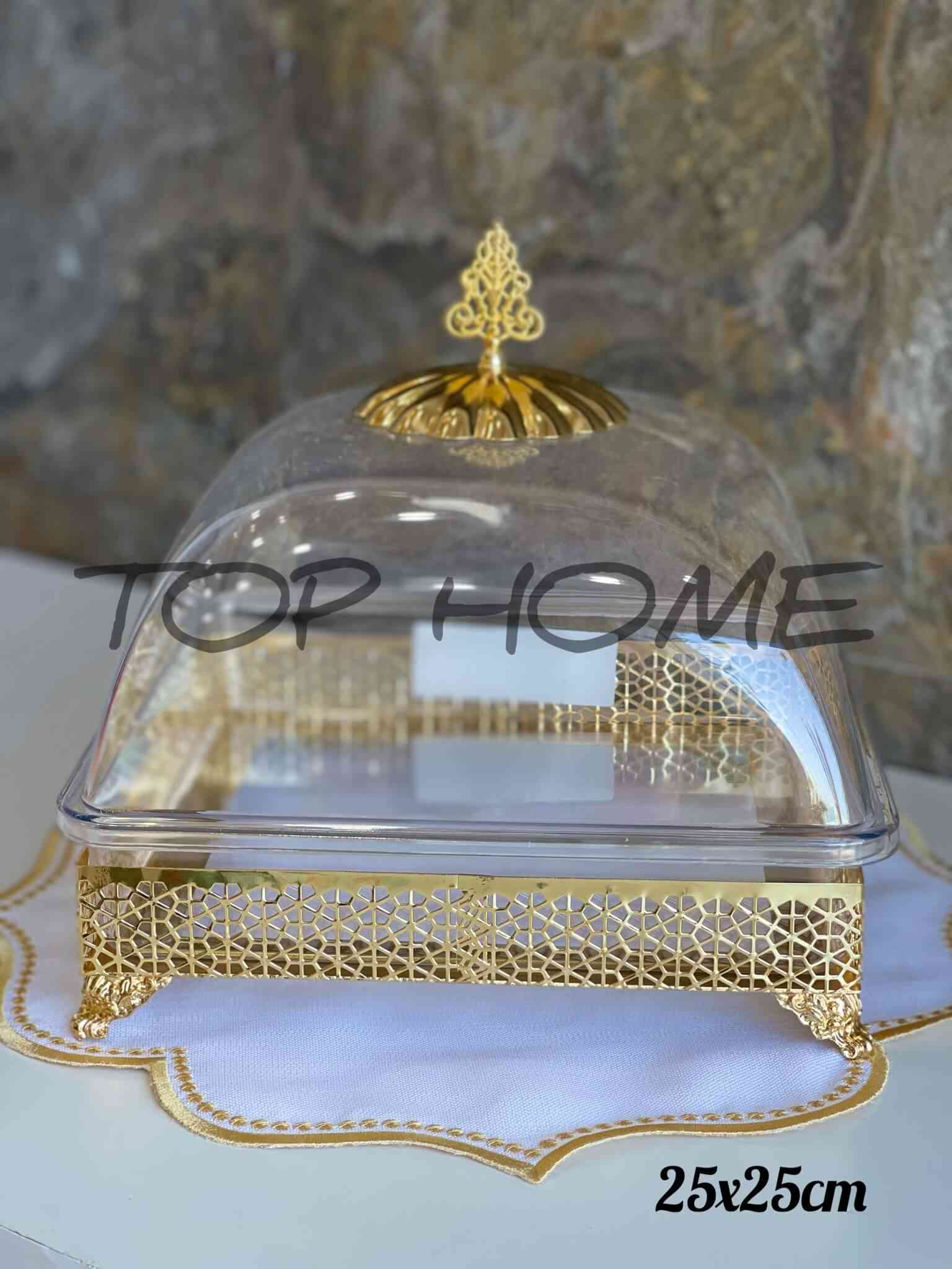 Présentoir cloche à gâteau 	