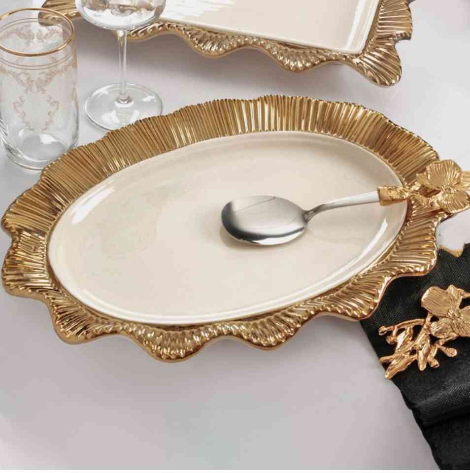 Plat de Présentation Oval 