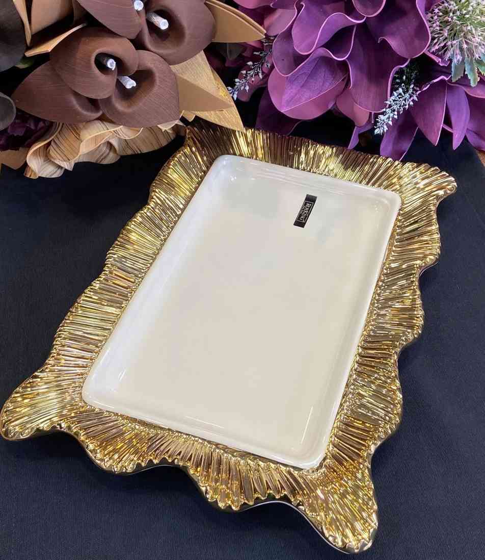 Plat de présentation En Porcelaine