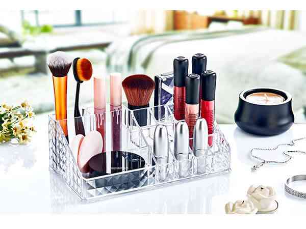 Organisateur de Maquillage À Motif Diamant