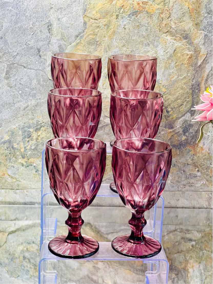 Service à jus 6 Pièces en Verre WASSO