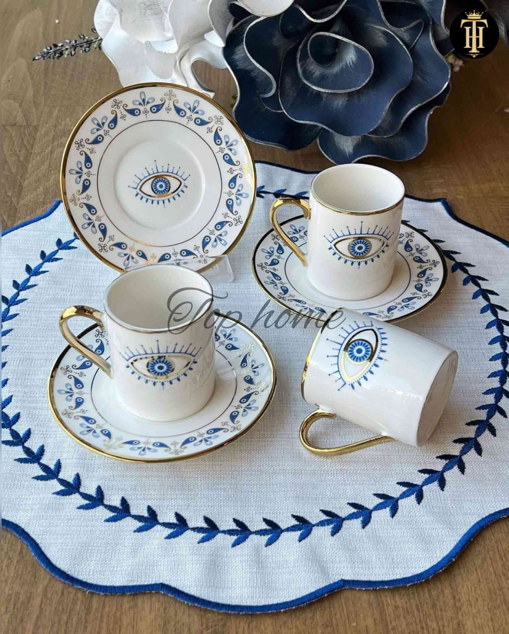 Service à café turque (œil)