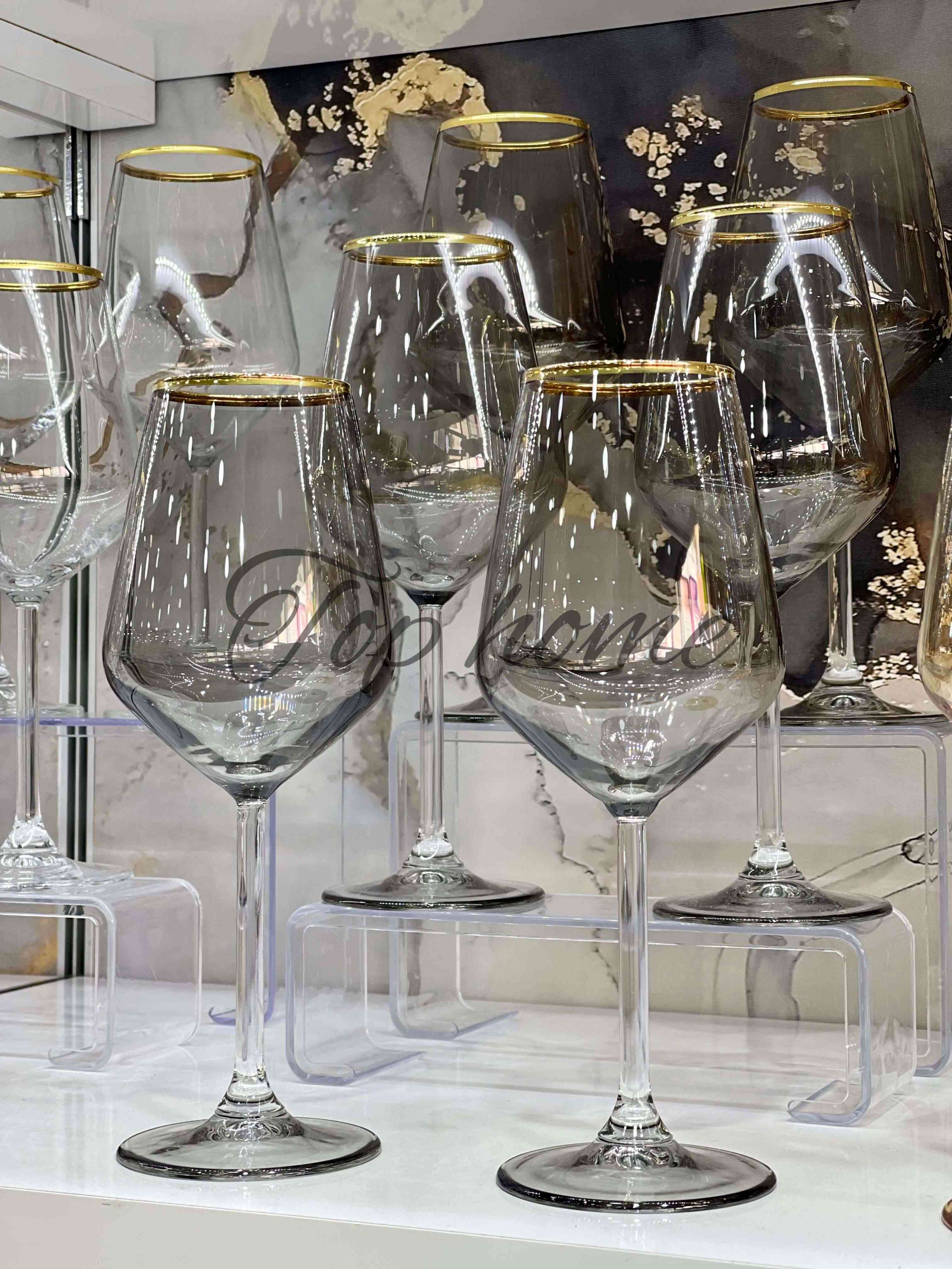 Service à Coupe 6 pièces en verre	