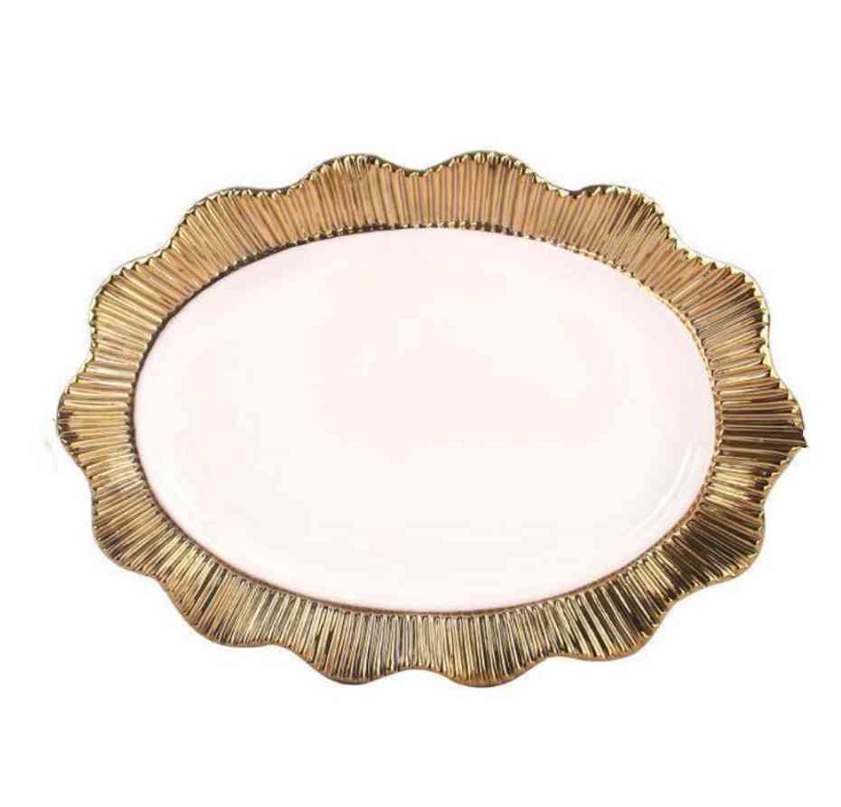 Plat de Présentation Oval 