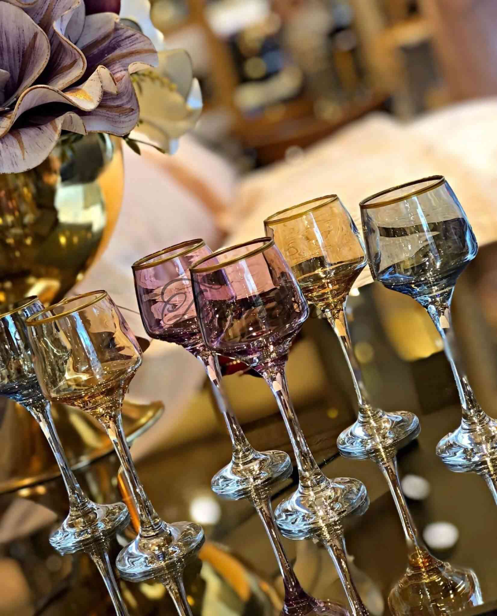 Lot de 6 Coupes à Zrir En Verre