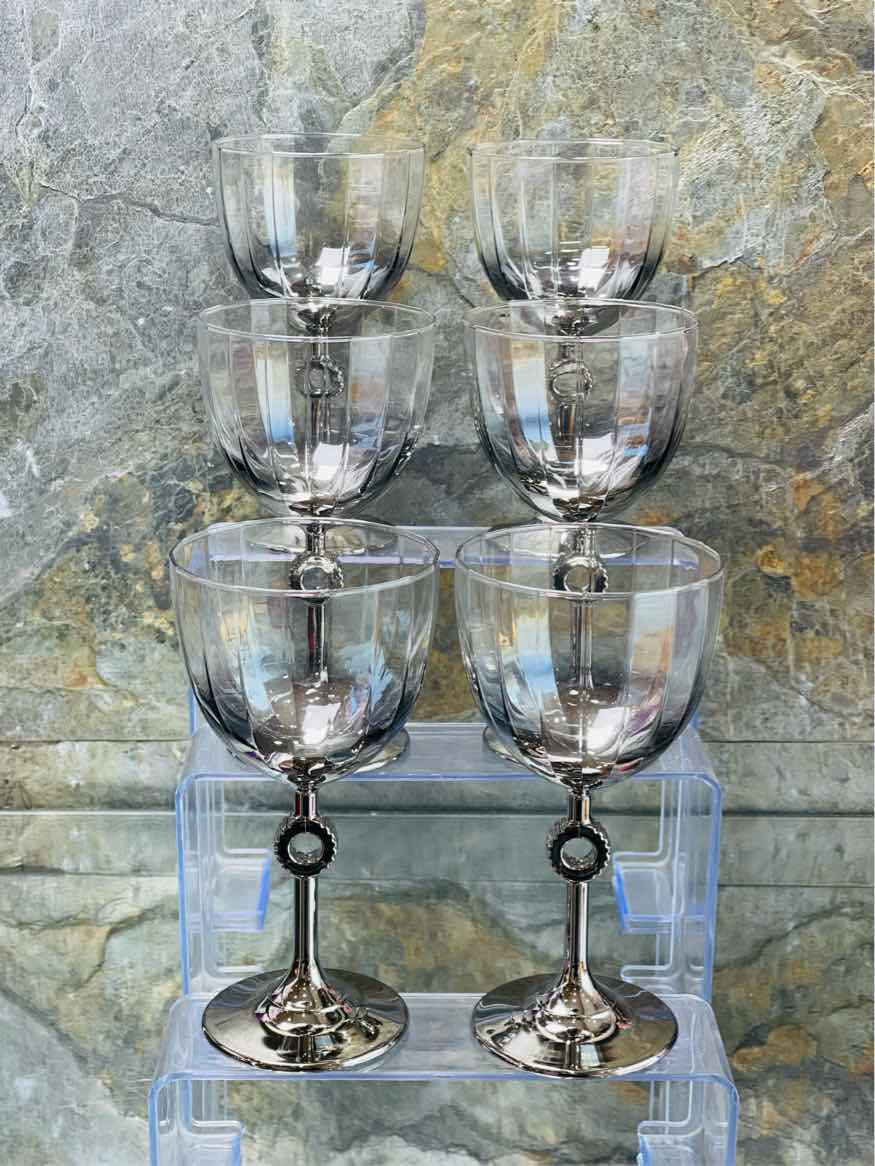 Service à Coupe 6 pièces en verre	