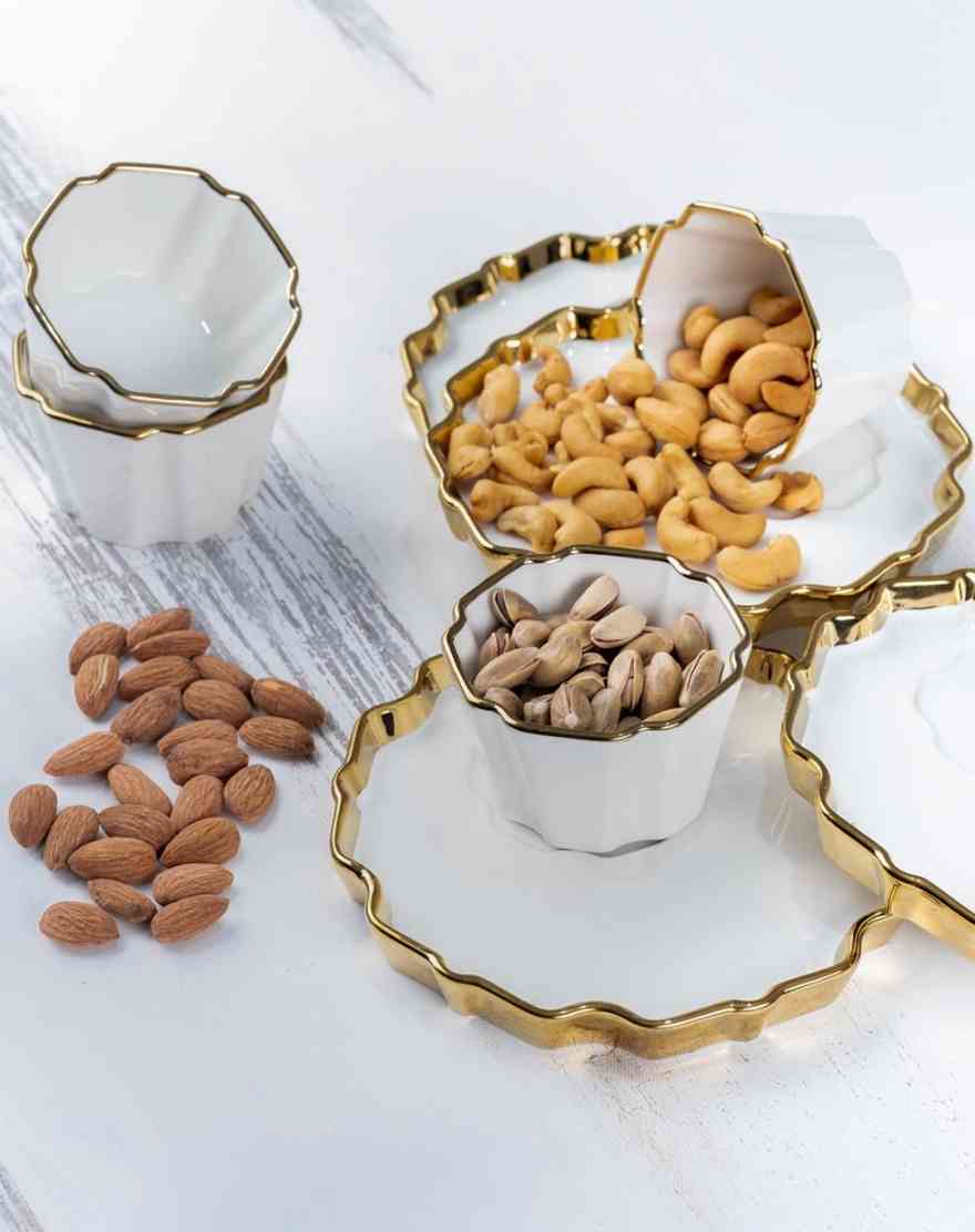 Set de 4 bols&soucoupes 