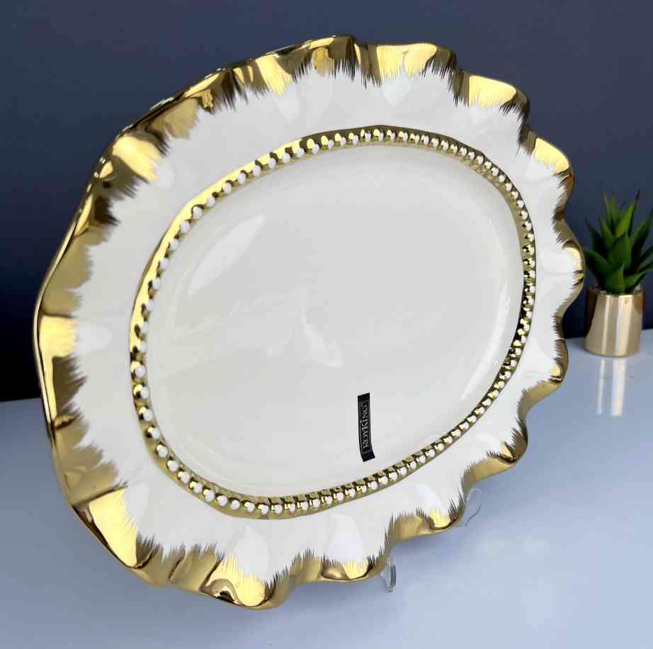 Plat de présentation Oval
